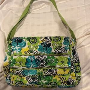Vera Bradley Limes Up Messenger Bag Retired Print
